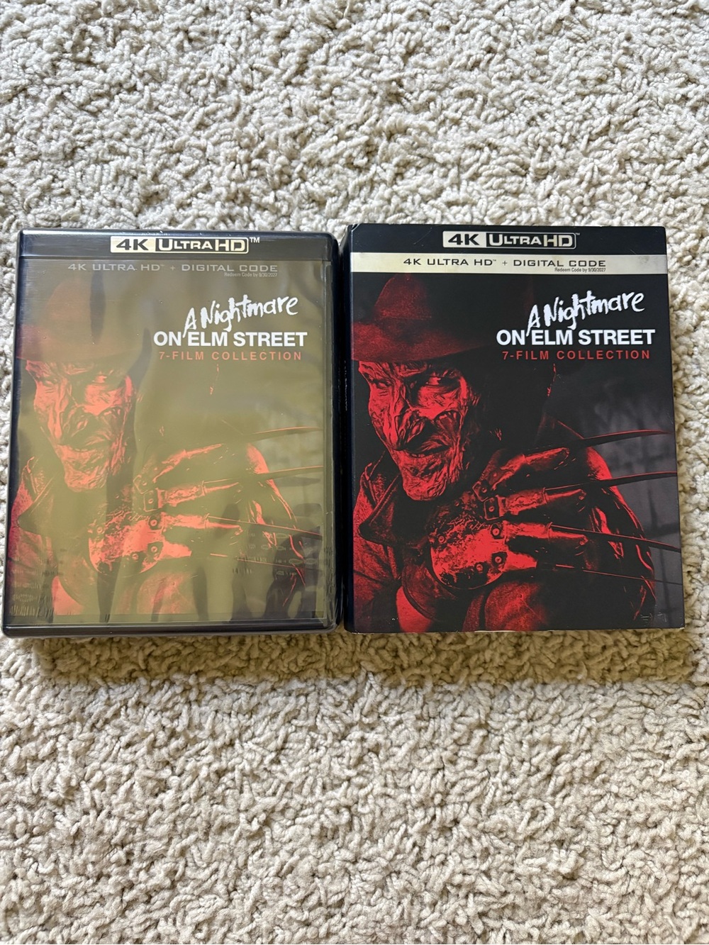 A Nightmare on Elm Street 7-Film Collection 4K UHD Blu-ray BRAND NEW w/Slipcover